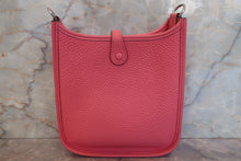将图片加载到图库查看器,HERMES EVELYNE TPM Clemence leather Rose azalee Y刻印 Shoulder bag 700120052