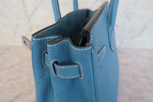 画像をギャラリービューアに読み込む, HERMES/エルメス バーキン30 トリヨンクレマンス ブルージーン □H刻印 ハンドバッグ 800010032