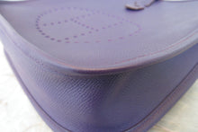 將圖片載入圖庫檢視器 HERMES/エルメス エブリン3PM ヴォーエプソン ウルトラバイオレット X刻印 ショルダーバッグ 700030197