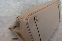 画像をギャラリービューアに読み込む, HERMES/エルメス バーキン35 トゴ トゥルティエールグレー □L刻印 ハンドバッグ 700080079