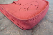 将图片加载到图库查看器,HERMES EVELYNE TPM Clemence leather Rose azalee Y刻印 Shoulder bag 700120052