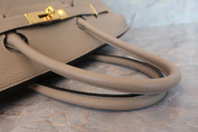 画像をギャラリービューアに読み込む, HERMES/エルメス バーキン35 トゴ トゥルティエールグレー □L刻印 ハンドバッグ 700080079