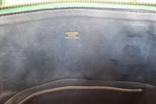 画像をギャラリービューアに読み込む, HERMES/エルメス ボリード35 バイカラー クシュベル グリーン/ネイビー 〇V刻印 ショルダーバッグ 700090136