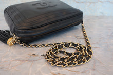 画像をギャラリービューアに読み込む, CHANEL/シャネル ココマークフリンジチェーンショルダーバッグ ラムスキン ブラック/ゴールド金具 ショルダーバッグ 800050108