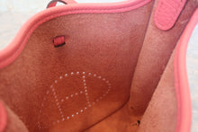 将图片加载到图库查看器,HERMES EVELYNE TPM Clemence leather Rose azalee Y刻印 Shoulder bag 700120052