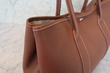 將圖片載入圖庫檢視器 HERMES/エルメス ガーデンパーティPM ネゴンダ ブラウン □K刻印 トートバッグ 700090141