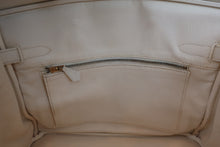 将图片加载到图库查看器,HERMES BIRKIN 30 Clemence leather White □L刻印 Hand bag 800020098