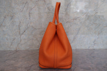 將圖片載入圖庫檢視器 HERMES/エルメス ガーデンパーティPM ネゴンダ オレンジ □N刻印 トートバッグ 700090113