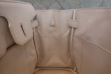 将图片加载到图库查看器,HERMES BIRKIN 30 Clemence leather White □L刻印 Hand bag 800020098
