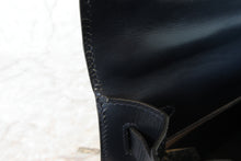 画像をギャラリービューアに読み込む, HERMES/エルメス ケリー28 ボックスカーフ ネイビー 〇J刻印 ハンドバッグ 700060052