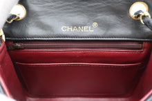 Load image into Gallery viewer, CHANEL Mini Matelasse Single Flap Chain shoulder bag Lambskin Black/Gold hardware Shoulder bag 800090239