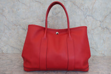 将图片加载到图库查看器,HERMES GARDEN PARTY PM Epsom leather Rouge casaquevA刻印 Tote bag 800040012