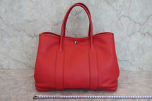 将图片加载到图库查看器,HERMES GARDEN PARTY PM Epsom leather Rouge casaquevA刻印 Tote bag 800040012