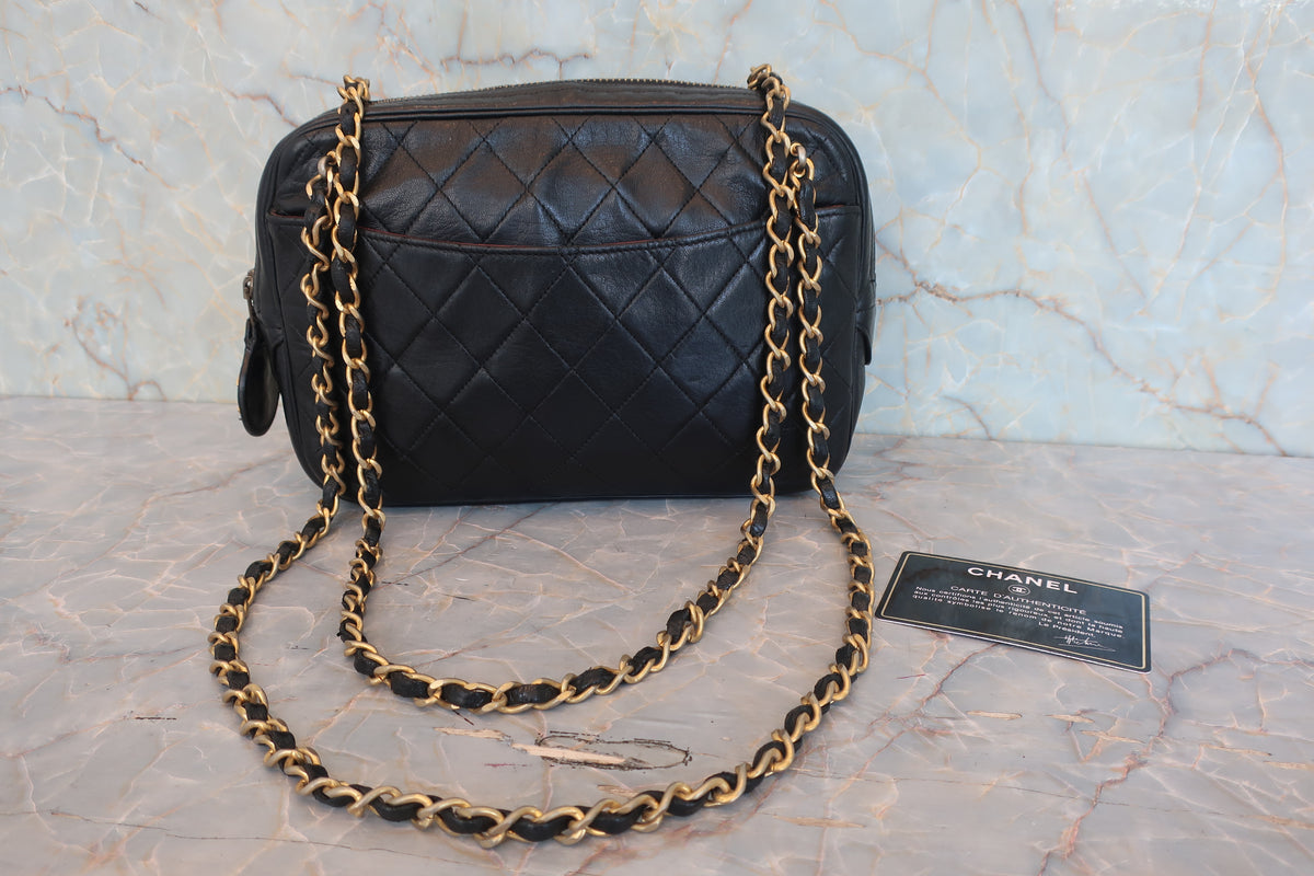 CHANEL/シャネル マトラッセチェーンショルダーバッグ ラムスキン