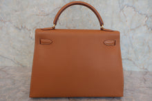 画像をギャラリービューアに読み込む, HERMES/エルメス ケリー32 クシュベル ゴールド □C刻印 ショルダーバッグ 800020166