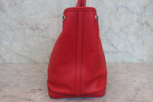 将图片加载到图库查看器,HERMES GARDEN PARTY PM Epsom leather Rouge casaquevA刻印 Tote bag 800040012