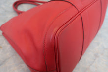 将图片加载到图库查看器,HERMES GARDEN PARTY PM Epsom leather Rouge casaquevA刻印 Tote bag 800040012