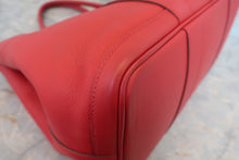 将图片加载到图库查看器,HERMES GARDEN PARTY PM Epsom leather Rouge casaquevA刻印 Tote bag 800040012
