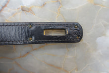 画像をギャラリービューアに読み込む, HERMES/エルメス ケリー28 ボックスカーフ ネイビー 〇J刻印 ハンドバッグ 700060052