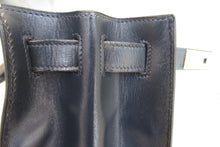 画像をギャラリービューアに読み込む, HERMES/エルメス ケリー28 ボックスカーフ ネイビー 〇J刻印 ハンドバッグ 700060052