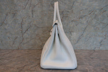 Load image into Gallery viewer, HERMES BIRKIN 35 Clemence leather White □R Engraving Hand bag 700050002