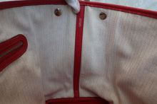 将图片加载到图库查看器,HERMES GARDEN PARTY PM Epsom leather Rouge casaquevA刻印 Tote bag 800040012
