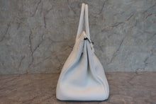 Load image into Gallery viewer, HERMES BIRKIN 35 Clemence leather White □R Engraving Hand bag 700050002