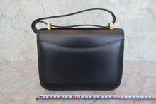 将图片加载到图库查看器,HERMES CONSTANCE 24 Box carf leather Black □C刻印 Shoulder bag 800060196