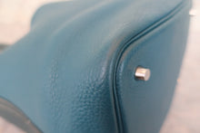 将图片加载到图库查看器,HERMES PICOTIN LOCK CASAQUE MM Clemence leather Vert bosphore/Vert cypres Z刻印 Hand bag 800010046