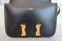 将图片加载到图库查看器,HERMES CONSTANCE 24 Box carf leather Black □C刻印 Shoulder bag 800060196