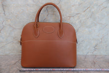 Load image into Gallery viewer, HERMES BOLIDE 35 Graine Couchevel leather Gold 〇Z Engraving Gold 700080086