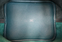 将图片加载到图库查看器,HERMES PICOTIN LOCK CASAQUE MM Clemence leather Vert bosphore/Vert cypres Z刻印 Hand bag 800010046