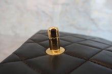 画像をギャラリービューアに読み込む, CHANEL/シャネル ダイアナマトラッセチェーンショルダーバッグ ラムスキン ブラック/ゴールド金具 ショルダーバッグ 800040126