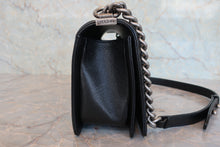 Load image into Gallery viewer, CHANEL LeBOY CHANEL chain shoulder bag Caviar skin Black/Silver hadware Shoulder bag 800080039