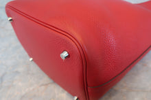 将图片加载到图库查看器,HERMES PICOTIN LOCK MM Clemence leather Rouge casaque C刻印 Hand bag 800020165