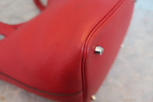 将图片加载到图库查看器,HERMES PICOTIN LOCK MM Clemence leather Rouge casaque C刻印 Hand bag 800020165