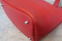 将图片加载到图库查看器,HERMES PICOTIN LOCK MM Clemence leather Rouge casaque C刻印 Hand bag 800020165