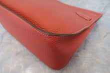 将图片加载到图库查看器,HERMES JYPSIERE 28 Clemence leather Rose jaipur/Sanguine T刻印 Shoulder bag 800070004