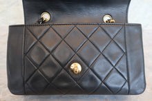 将图片加载到图库查看器,CHANEL/香奈儿 CF 链条包 羊皮 Black/Gold hadware(黑色/金色金属) 肩背包 700100229