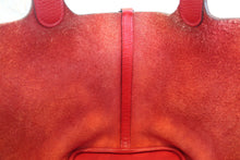 将图片加载到图库查看器,HERMES PICOTIN LOCK MM Clemence leather Rouge casaque C刻印 Hand bag 800020165