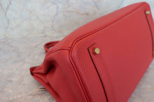 Load image into Gallery viewer, HERMES BIRKIN 35 Togo leather Rouge casaque □Q Engraving Hand bag 700080132
