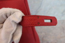 Load image into Gallery viewer, HERMES BIRKIN 35 Togo leather Rouge casaque □Q Engraving Hand bag 700080132