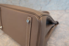 將圖片載入圖庫檢視器 HERMES/エルメス バーキン30 ヴォーエプソン エトゥープ □P刻印 ハンドバッグ 700090128