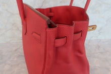 Load image into Gallery viewer, HERMES BIRKIN 35 Togo leather Rouge casaque □Q Engraving Hand bag 700080132
