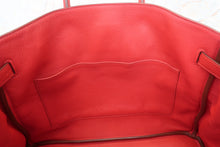 Load image into Gallery viewer, HERMES BIRKIN 35 Togo leather Rouge casaque □Q Engraving Hand bag 700080132