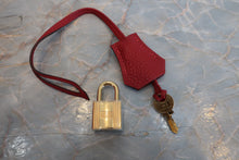 Load image into Gallery viewer, HERMES BIRKIN 35 Togo leather Rouge casaque □Q Engraving Hand bag 700080132