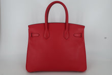 将图片加载到图库查看器,HERMES BIRKIN 30 Epsom leather Bougainvillier □N刻印 Hand bag 800100013