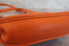 Load image into Gallery viewer, HERMES EVELYNE TPM Epsom leather Orange □H Engraving Shoulder bag 800050069