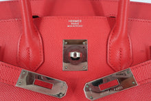 将图片加载到图库查看器,HERMES BIRKIN 30 Epsom leather Bougainvillier □N刻印 Hand bag 800100013