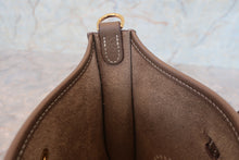 Load image into Gallery viewer, HERMES  EVELYNE TPM Clemence leather Etoupe gray Z Engraving Shoulder bag 700080109